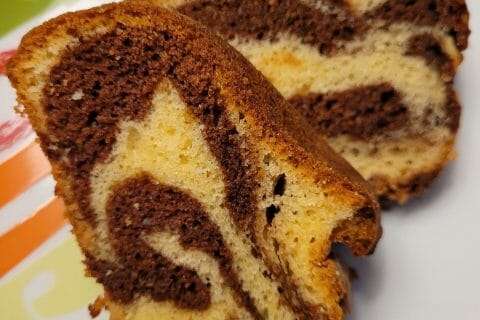 Cliquez pour zoomer ! Marbré au chocolat Thermomix par cflo68🐞