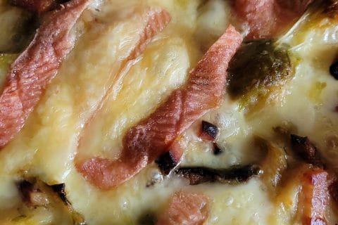 Cliquez pour zoomer ! Gratin de choux de Bruxelles au comté Thermomix par cflo68🐞