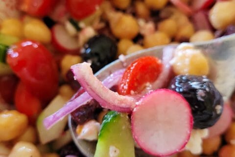 Cliquez pour zoomer ! Salade de pois chiches Thermomix par cflo68🐞