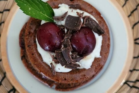 Cliquez pour zoomer ! Gâteau au chocolat et aux cerises Thermomix par cflo68🐞