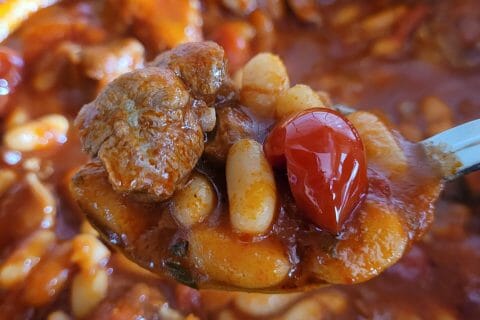 Cliquez pour zoomer ! Tajine de haricots lingots blancs Thermomix par cflo68🐞