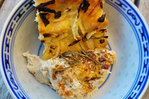 Cliquez pour zoomer ! Focaccia aux oignons Thermomix par cflo68🐞