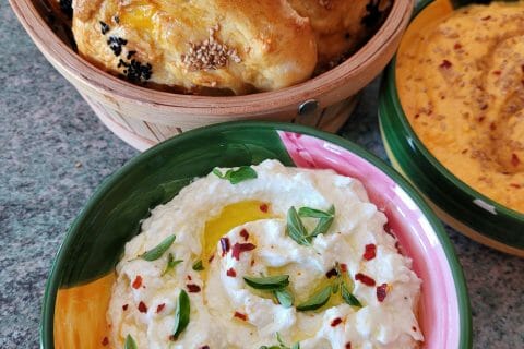 Cliquez pour zoomer ! Crème de feta – Tyrosalata Thermomix par cflo68🐞