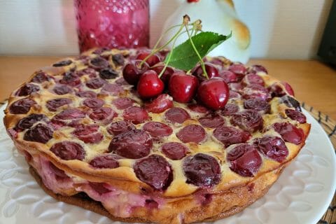 Cliquez pour zoomer ! Clafoutis aux cerises Thermomix par cflo68🐞