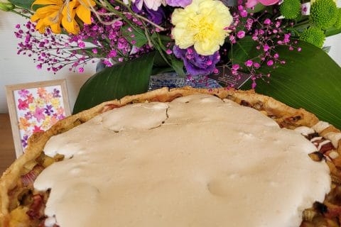 Cliquez pour zoomer ! Tarte à la rhubarbe Thermomix par cflo68🐞