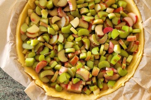 Cliquez pour zoomer ! Tarte à la rhubarbe Thermomix par cflo68🐞