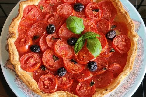 Cliquez pour zoomer ! Tarte tomates et amandes Thermomix par cflo68🐞
