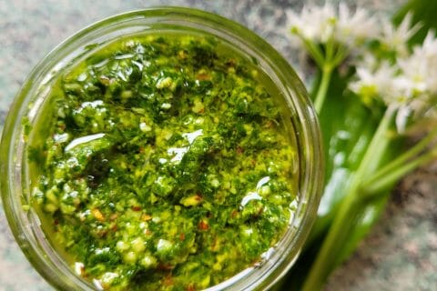 Cliquez pour zoomer ! Pesto à l’ail des ours Thermomix par cflo68🐞