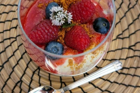 Cliquez pour zoomer ! Tiramisu aux framboises et spéculoos Thermomix par cflo68🐞