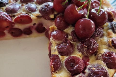 Cliquez pour zoomer ! Clafoutis aux cerises Thermomix par cflo68🐞