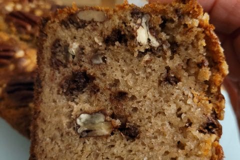 Cliquez pour zoomer ! Banana bread aux noix de pécan Thermomix par cflo68🐞