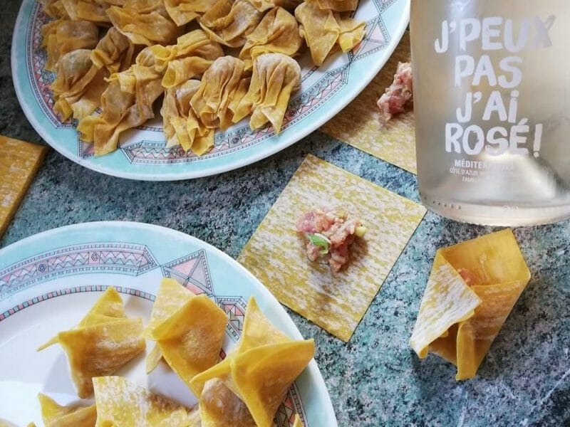 Cliquez pour zoomer ! Gyoza poulet et chou chinois Thermomix par cflo68🐞