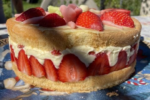 Fraisier Thermomix par Mariemix