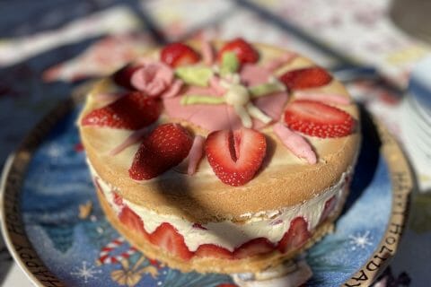 Fraisier Thermomix par Mariemix