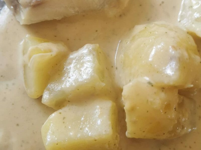 Cliquez pour zoomer ! Filet de cabillaud et sa sauce persillée Thermomix par olivia_36