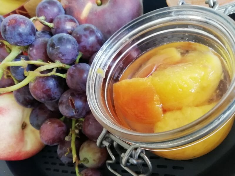 Cliquez pour zoomer ! Pêches au varoma Thermomix par mamdo