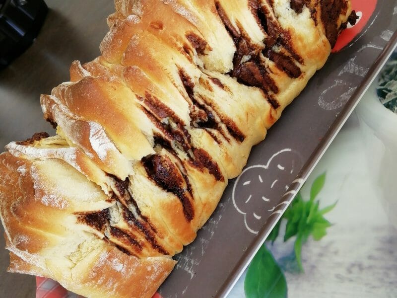 Cliquez pour zoomer ! Brioche à effeuiller à la cannelle Thermomix par mamdo