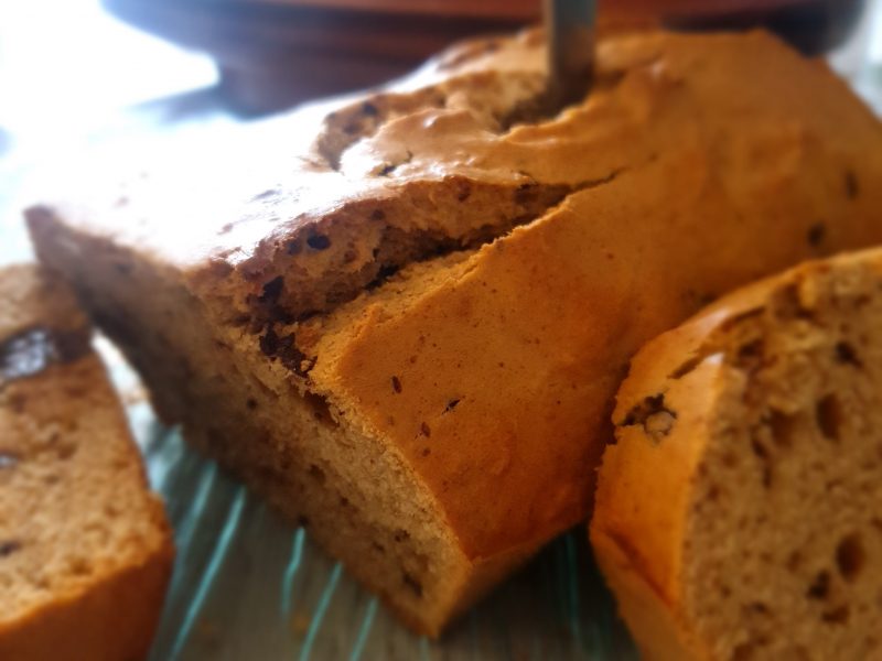 Cliquez pour zoomer ! Cake banane et pépites de chocolat Thermomix par chloehv41