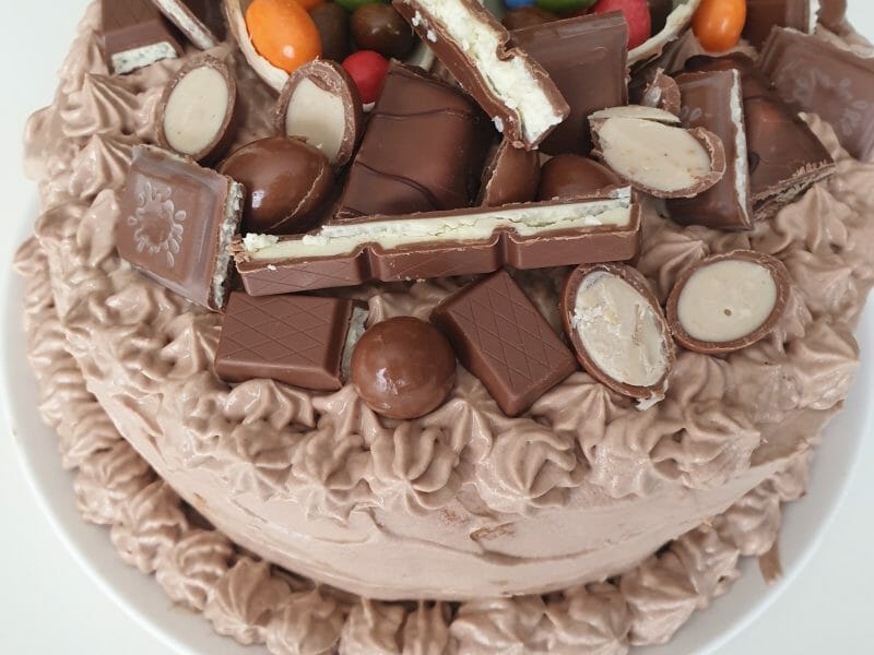 Cliquez pour zoomer ! Layer cake Kinder Bueno Thermomix par chloehv41