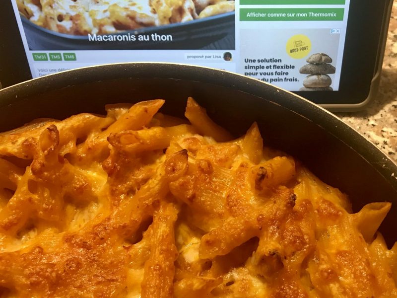 Cliquez pour zoomer ! Macaronis au thon Thermomix par soniamanga