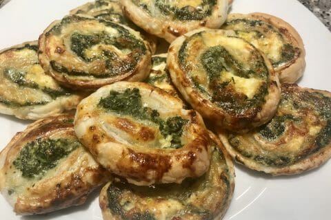 Cliquez pour zoomer ! Spirales feuilletées épinards et feta Thermomix par soniamanga