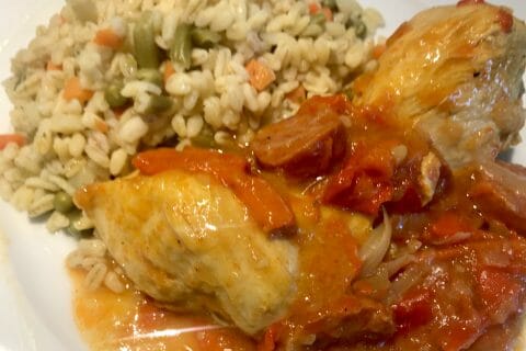 Cliquez pour zoomer ! Poulet au chilindrón Thermomix par soniamanga