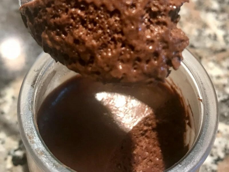 Cliquez pour zoomer ! Mousse au chocolat au jus de pois chiche Thermomix par soniamanga