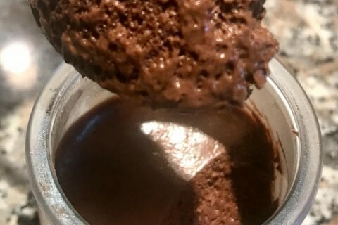 Cliquez pour zoomer ! Mousse au chocolat au jus de pois chiche Thermomix par soniamanga
