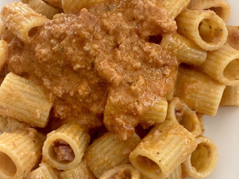 Cliquez pour zoomer ! Pâtes crémeuses à la saucisse Thermomix par soniamanga