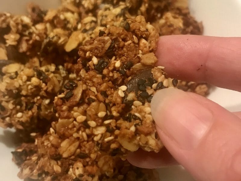Cliquez pour zoomer ! Granola salé Thermomix par soniamanga
