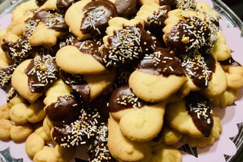 Cliquez pour zoomer ! Sablés à la presse à biscuits Thermomix par soniamanga