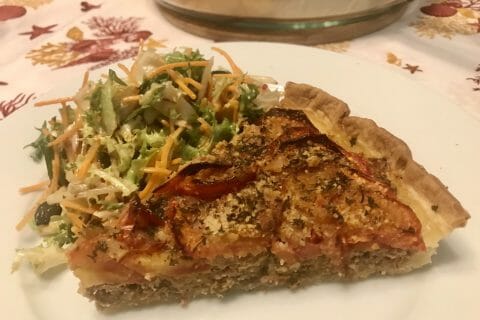 Cliquez pour zoomer ! Tarte salée façon tomates farcies Thermomix par soniamanga