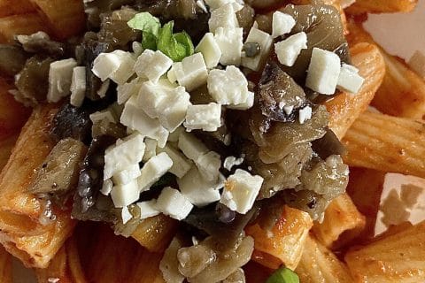 Cliquez pour zoomer ! Brushetta aubergines, chèvre et noix Thermomix par soniamanga