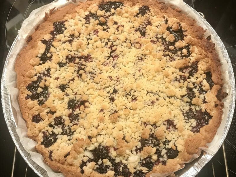 Gateau Aux Myrtilles Facon Crumble Au Thermomix Cookomix