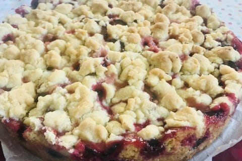 Cliquez pour zoomer ! Crumb cake aux prunes Thermomix par soniamanga