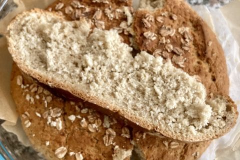Cliquez pour zoomer ! Pain aux flocons d’avoine en cocotte Thermomix par soniamanga