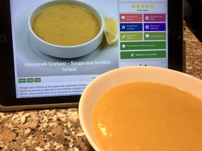 Cliquez pour zoomer ! Mercimek Çorbasi – Soupe aux lentilles turque Thermomix par soniamanga