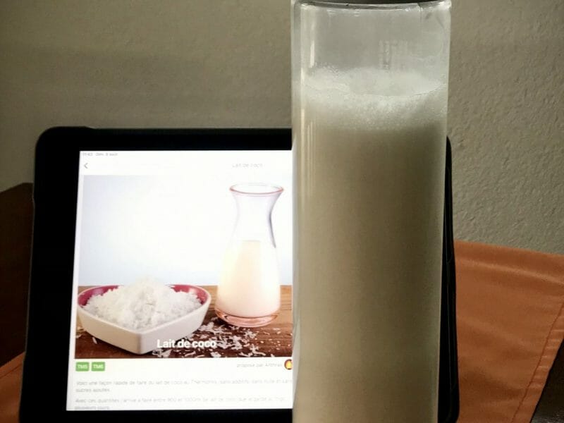 Cliquez pour zoomer ! Lait de coco Thermomix par soniamanga