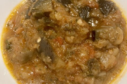 Cliquez pour zoomer ! Mijoté d’aubergines à la tomate Thermomix par soniamanga