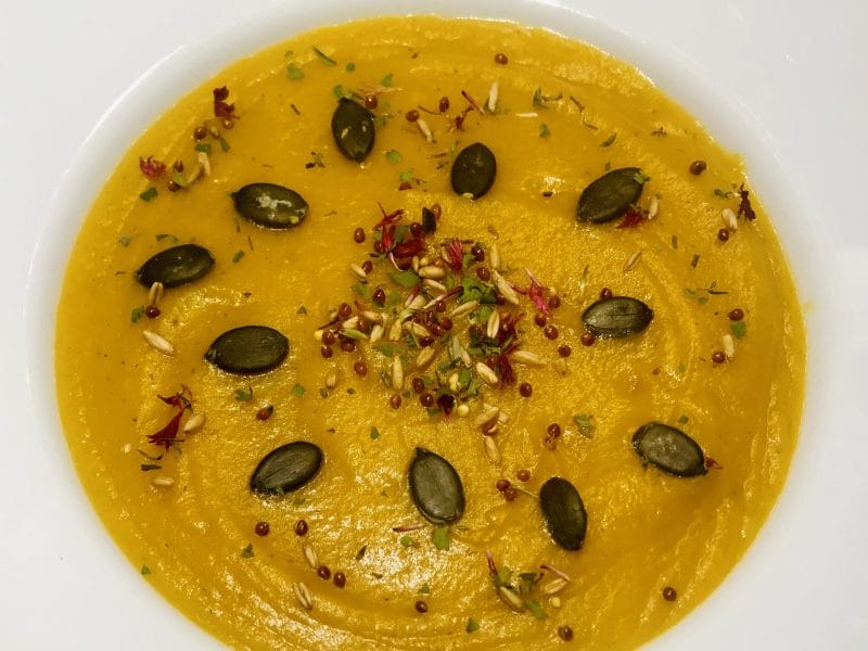 Cliquez pour zoomer ! Velouté de butternut aux lentilles corail et au curry Thermomix par soniamanga