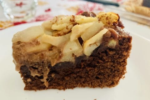 Cliquez pour zoomer ! Brownies aux poires Thermomix par soniamanga