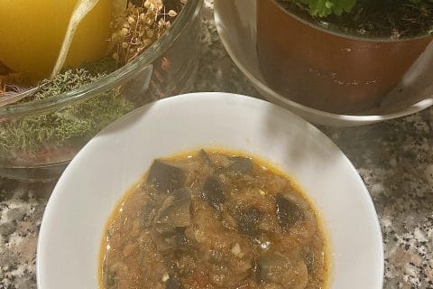 Cliquez pour zoomer ! Mijoté d’aubergines à la tomate Thermomix par soniamanga