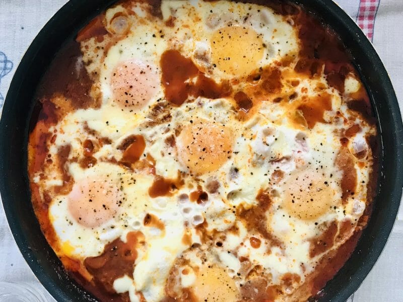 Cliquez pour zoomer ! Oeufs cocotte à l’italienne Thermomix par soniamanga