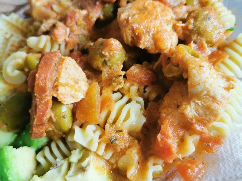 Cliquez pour zoomer ! Sauté de poulet au chorizo Thermomix par sabrinina