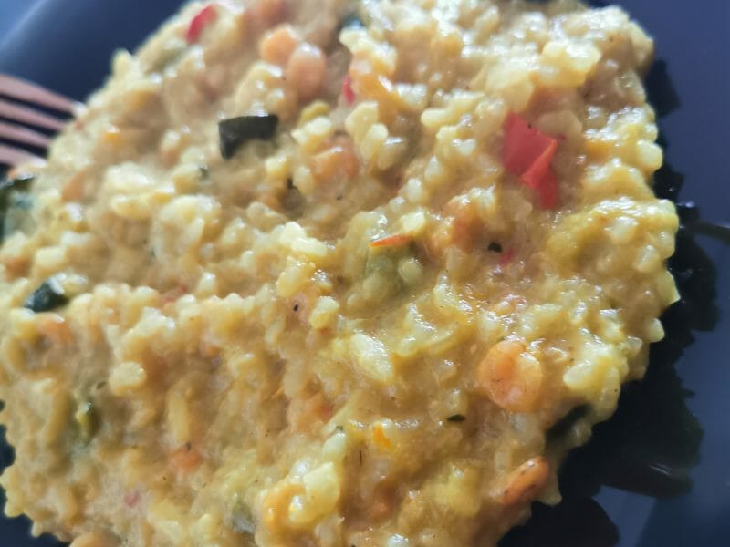 Cliquez pour zoomer ! Risotto courgettes et crevettes Thermomix par sabrinina