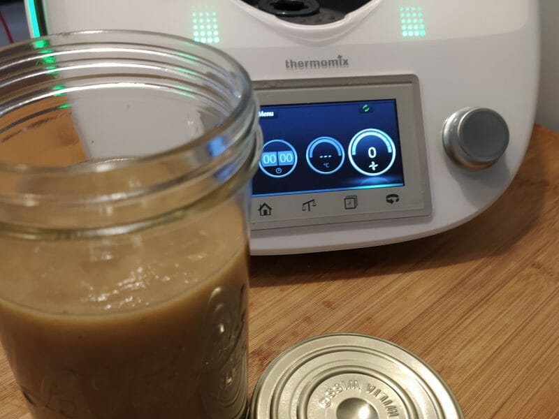 Cliquez pour zoomer ! Compote de pommes, bananes et miel Thermomix par matimat85