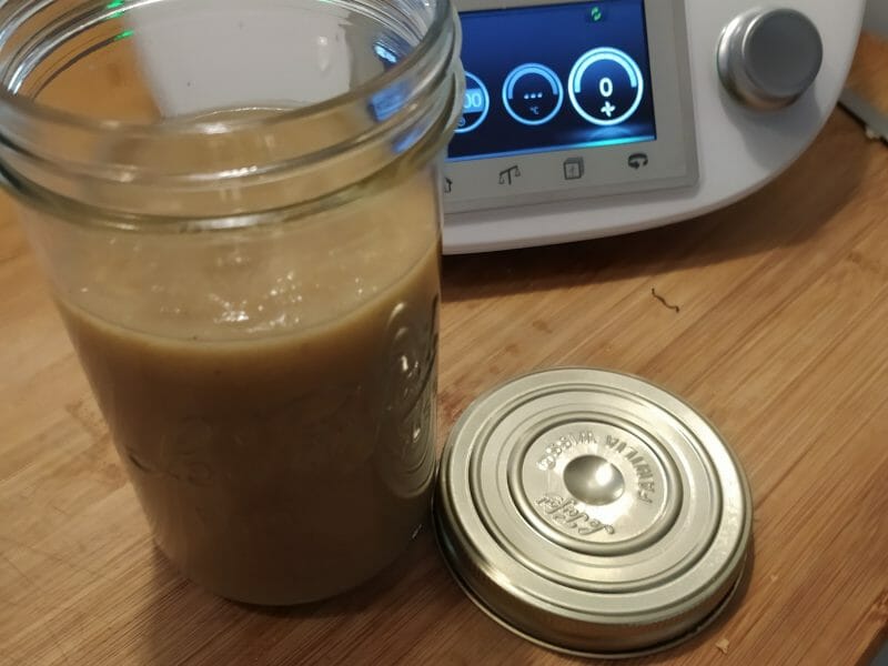 Cliquez pour zoomer ! Compote de pommes, bananes et miel Thermomix par matimat85