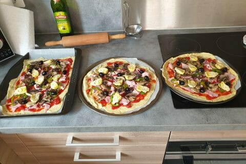 Cliquez pour zoomer ! Pizza capricciosa Thermomix par zazo0u