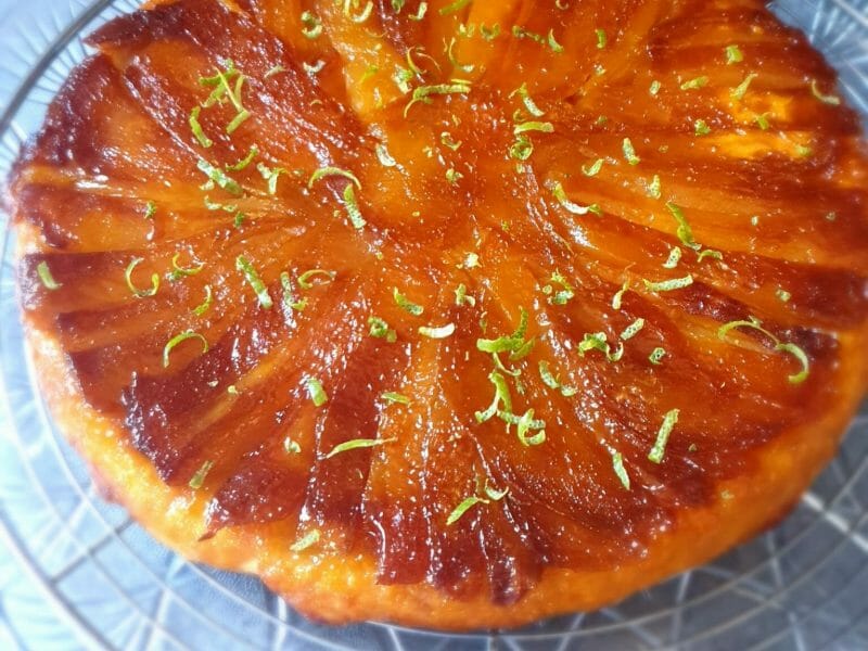 Cliquez pour zoomer ! Tarte tatin à la mangue Thermomix par zazo0u