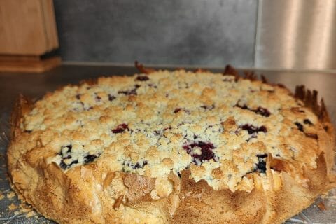 Cliquez pour zoomer ! Tarte aux myrtilles façon crumble Thermomix par zazo0u